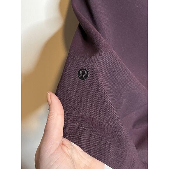 LULULEMON Mens The Union Shorts Color Block Bordeaux Drama & Deep Coal Sz 36 - Picture 3 of 4